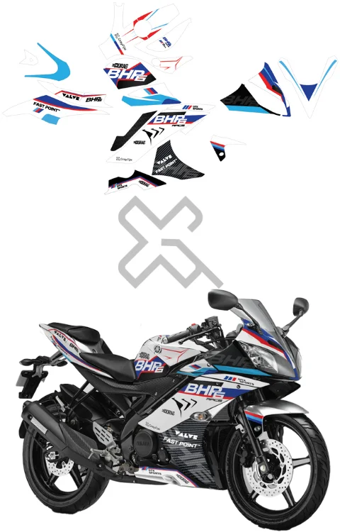 BHP6 Edition Full Body Sticker Compatible with R15 V2 | Made In Premium Gloss Vinyl With FPF(Fade Protection Film), Water Proof, Precut Sticker, Pack Of 1 Compatible with Both Side